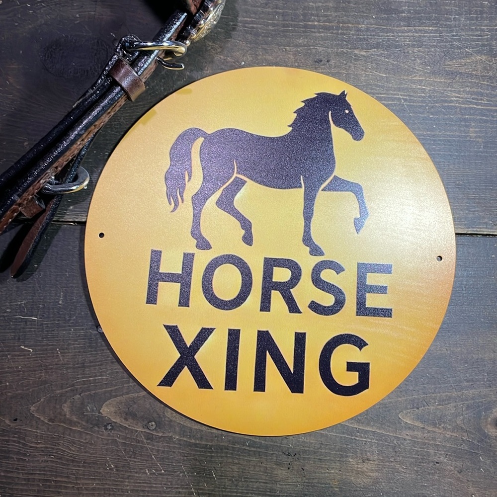Horse Crossing Sign (new)